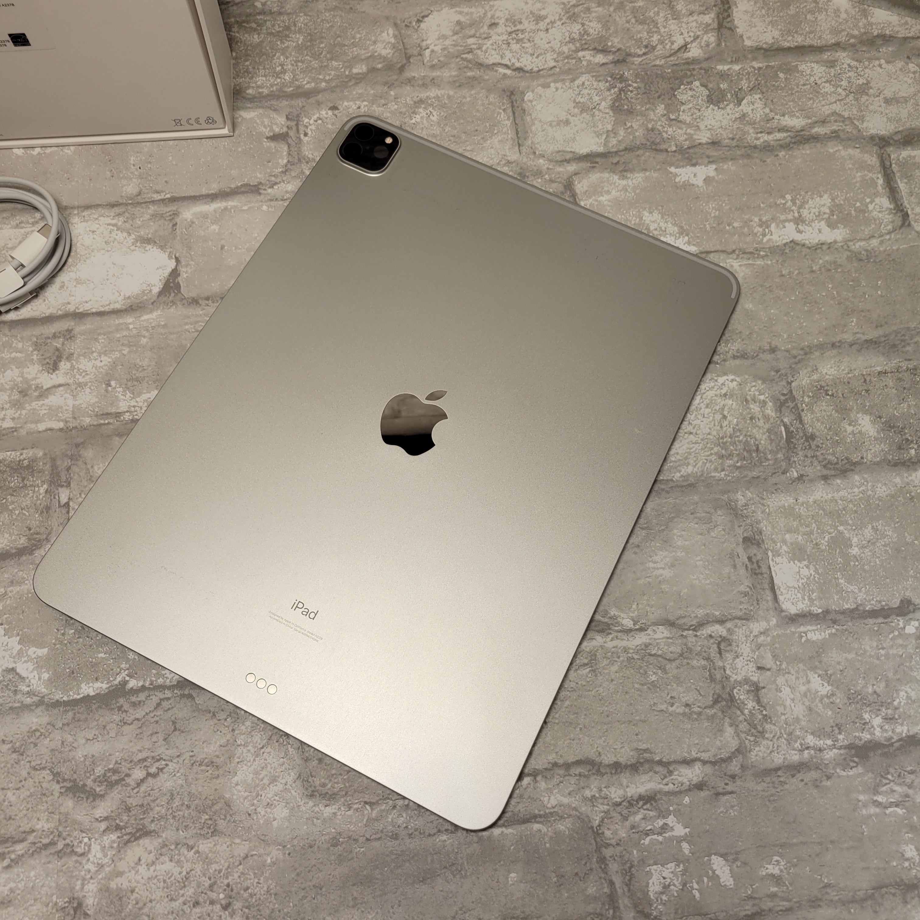 2021 Apple 12.9-inch iPad Pro (Wi‑Fi, 128GB) - A2378 MHNG3LL/A Silver *READ DESCRIPTION* (7928706531566)